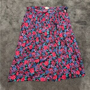 Plymouth Mouth vintage 80s floral skirt